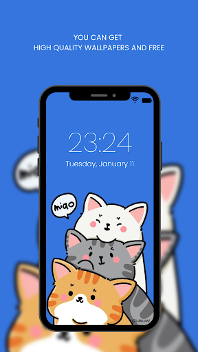 Screenshot of Cute Kawaii Wallpaper HD