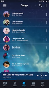 Music player Tangkapan layar