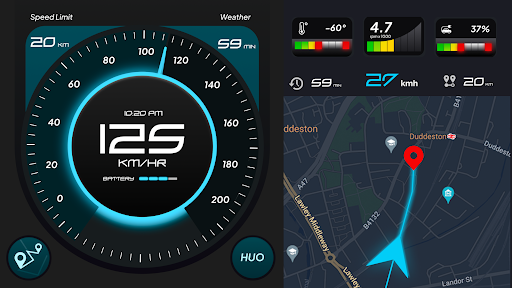 GPS Speedometer and Odometer Screen 2