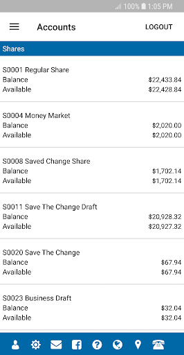 Android application AmeriChoice FCU screenshort