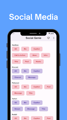 Social Genie AI (Social Media) Screen 2