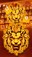 screenshot of Flaming Fire Lion Keyboard The