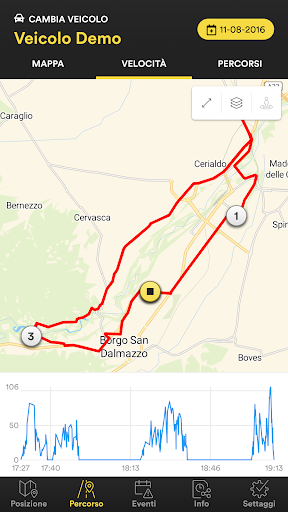 Runic.io GPS Tracker Screen 2