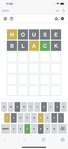 Android application Wordli - word game screenshort
