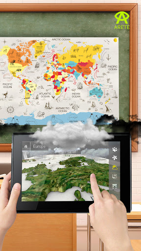 Android application ARETE Geography screenshort