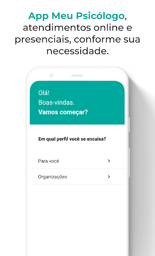 Android application Meu Psicólogo - Terapia online screenshort