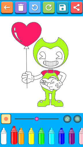 BandyBandy Color Pages Screen 2