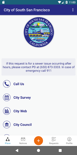 Android application Engage SSF screenshort
