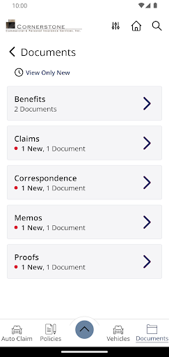 Cornerstone C & P Insurance Screen 3