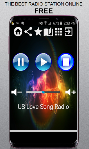 Android application Love Song Radio FM US App Radi screenshort