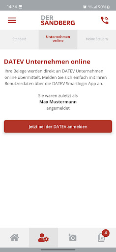 Der Sandberg Steuerberater Screen 3