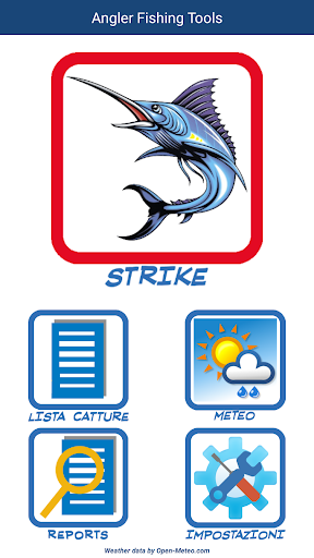 Android application Fishing & Weather screenshort