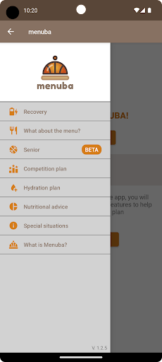 Android application Menuba screenshort