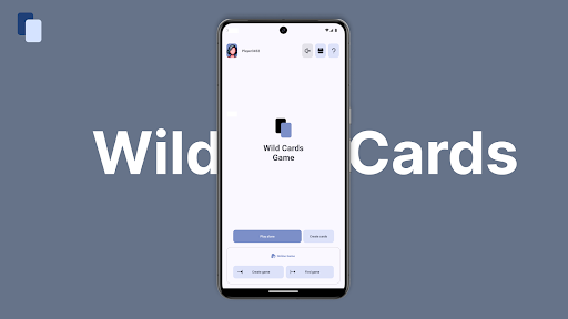 Android application Wild Cards Game screenshort