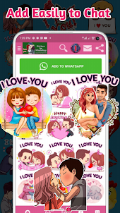 Kissing Stickers for WhatsApp