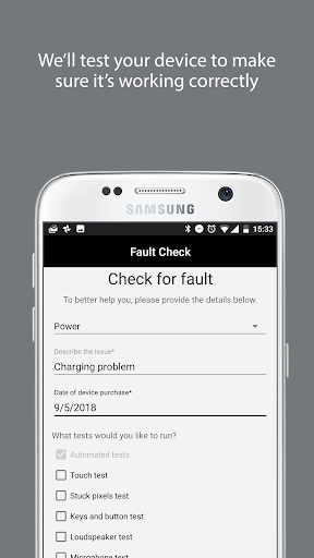 Fault Check Screen 2