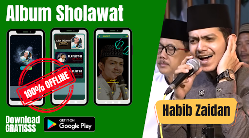 Android application Sholawat Merdu-Habib Zaidan screenshort