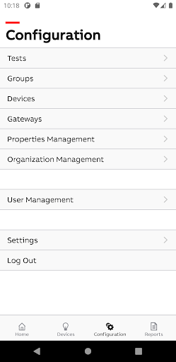 Android application Naveo®Pro screenshort