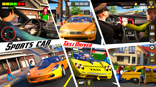 City Cab Driver Car Taxi Games Screen 3