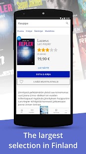 Elisa Kirja – Audiobook, Ebook Screenshot