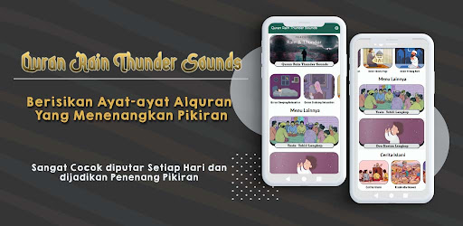 Android application Quran Rain Thunder Sounds screenshort