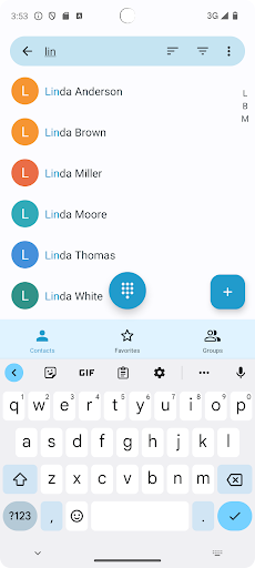 Contacts screenshot 6