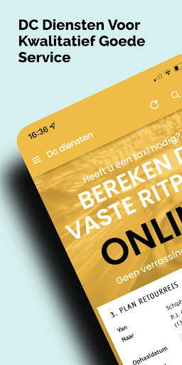 Android application Dc Diensten screenshort