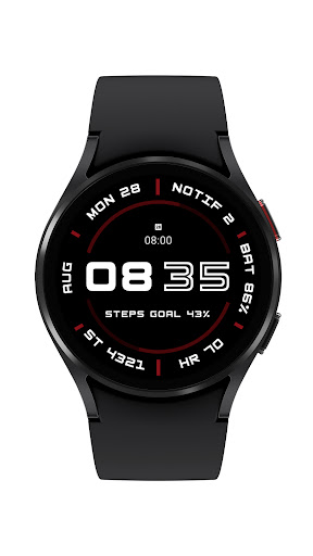 FNX7 Watch Face Screen 3