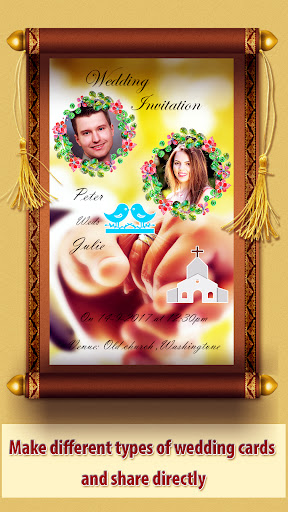Screenshot of Wedding Card Maker