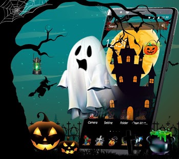 Scary Night Halloween Theme Screenshot