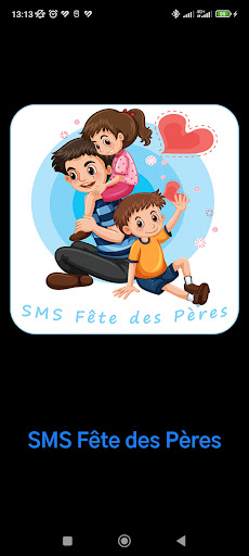 Android application SMS Fête des Pères 2023 screenshort