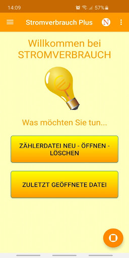 Android application Stromverbrauch Plus screenshort