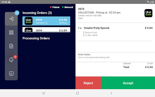 Delivergate Screen 3