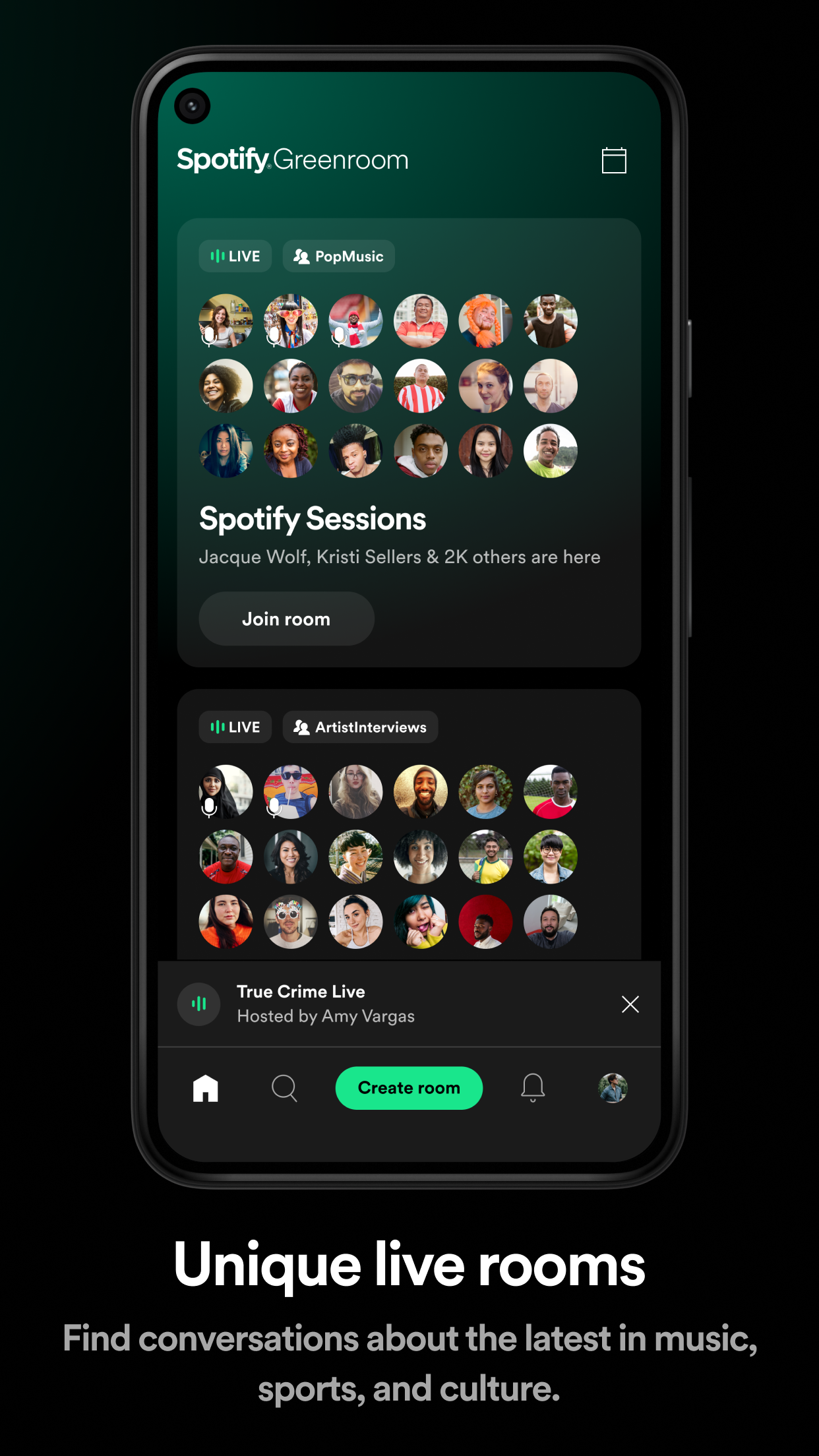 Spotify Greenroom: Talk Live 