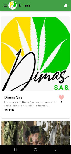 Android application Dimas sas screenshort
