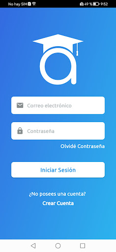 Android application Avanzo Test Simulator screenshort