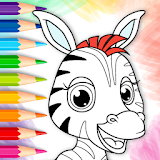 Kids coloring pages for kids icon