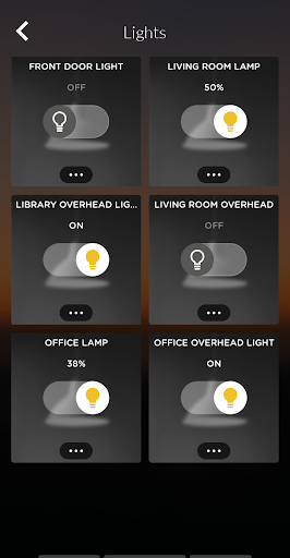 Josh - Home Automation Screen 2