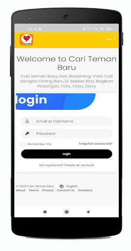 Android application Cari Teman Baru - Chat & Jodoh screenshort