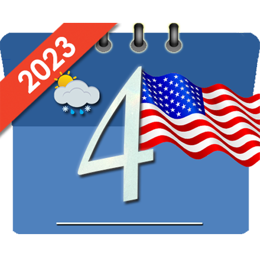 US Calendar with Holidays 2023 7.6 Icon