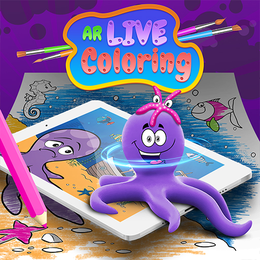 AR Live Coloring logo