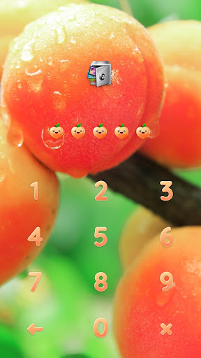 AppLock Theme Peach Screen 2
