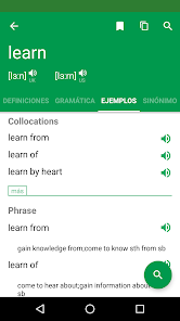Screenshot 6 Diccionario Inglés-Español - E android