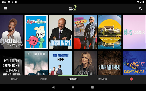 Screenshot of My RTC TV