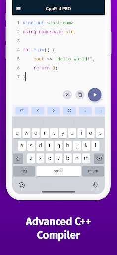 Screenshot of Learn C++ with Compiler [PRO]