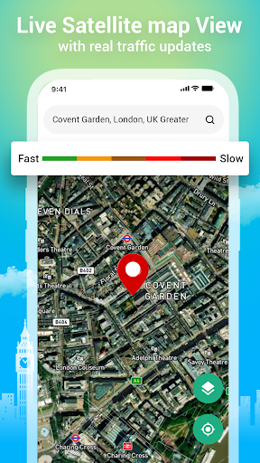 Satellite View GPS Navigation Screen 2