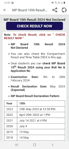 Fastresult : mp result Screen 2