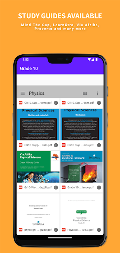 Grade 10 Past Papers and Guide Screen 3