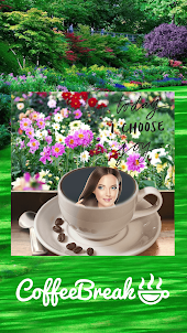 Coffee cup 2024 flower frames