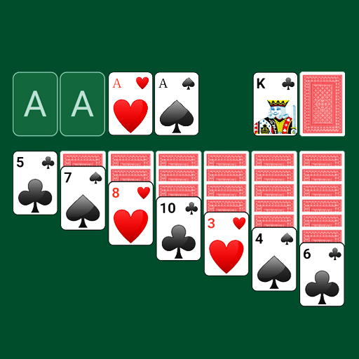 le jeu de cartes solitaire logo